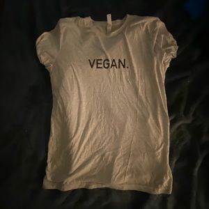 Posh vegan statement tee